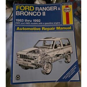 Ford Ranger & Bronco II Automotive Repair Manual 1983-1992